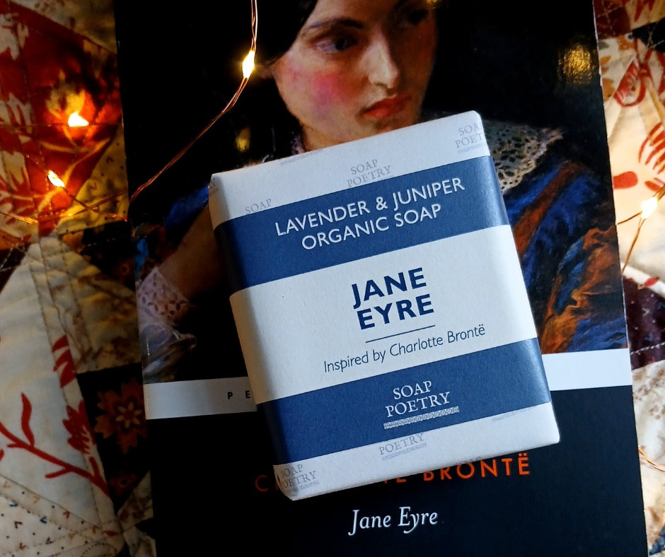 Jane eyre soap on book