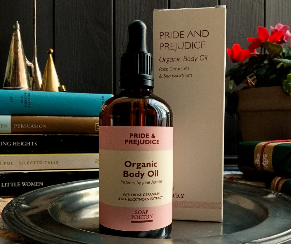 The Literary Set - Pride and Prejudice Guest Soap Box + Body Oil