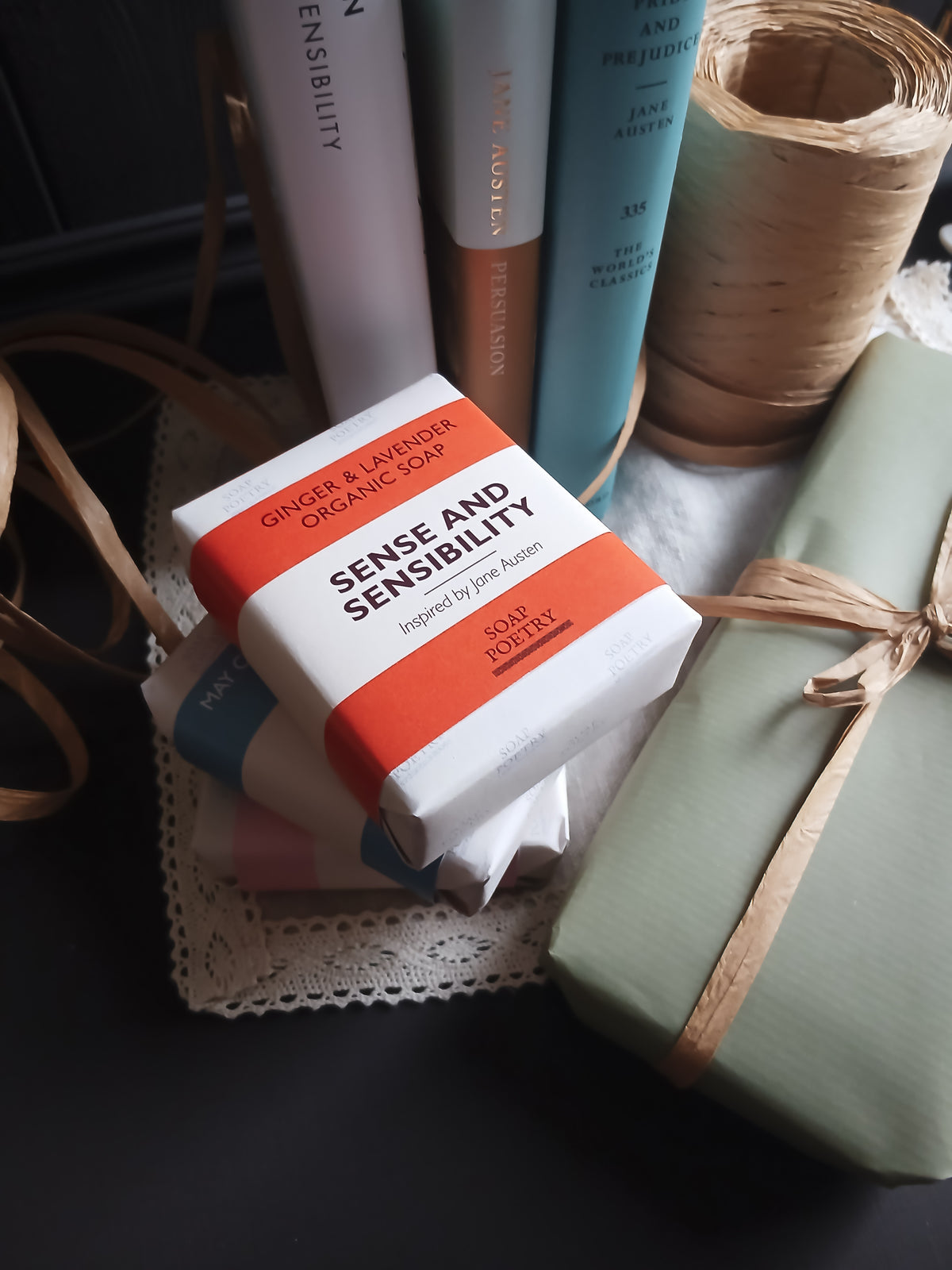 The Jane Austen Collection | Three Luxury Organic Soaps