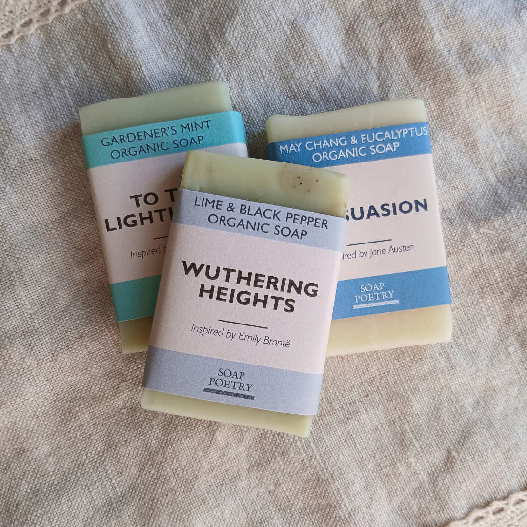 Book-Inspired Soap Sampler | 8 Mini Organic Soaps