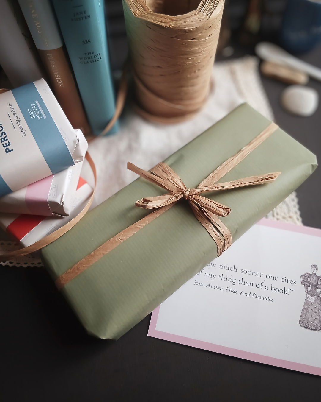 The Jane Austen Collection | Three Luxury Organic Soaps