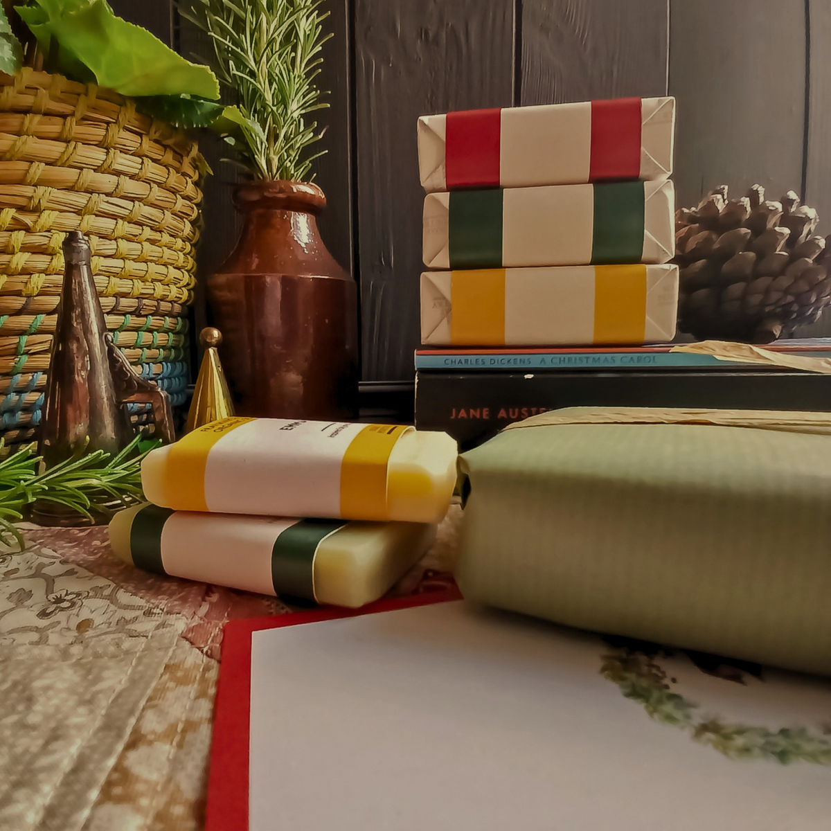 The Christmas Mini Trio | 3 Organic Soaps